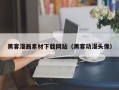 琼中黑客漫画素材下载网站（黑客动漫头像）